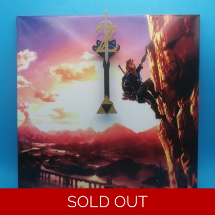 The Legend of Zelda Breath of the Wild design 2 Ceramic Tile Wall Clock